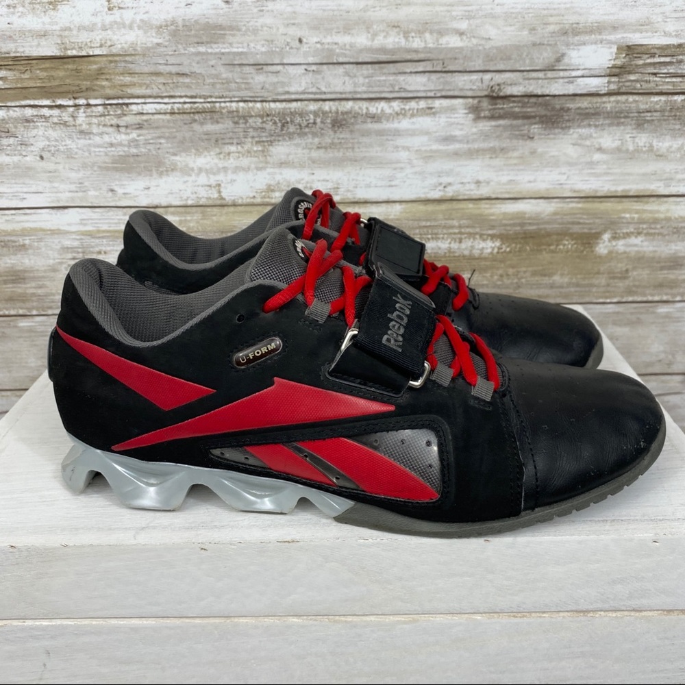 Reebok Crossfit Lifter U-Form Men Size 9 Black Red